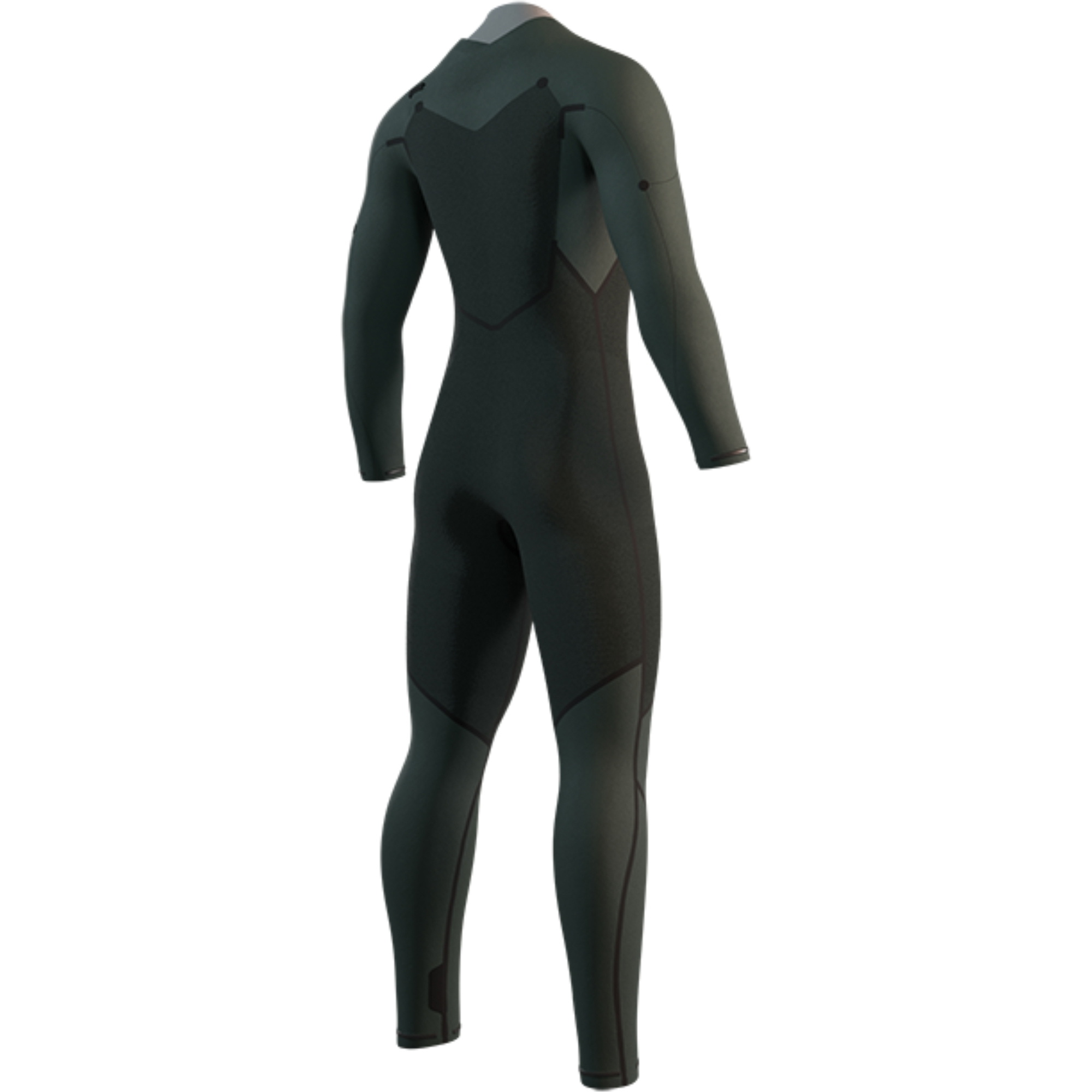 2026 Mystic Mens Motion 4/3mm Chest Zip Wetsuit 35000.250007 - Truffle